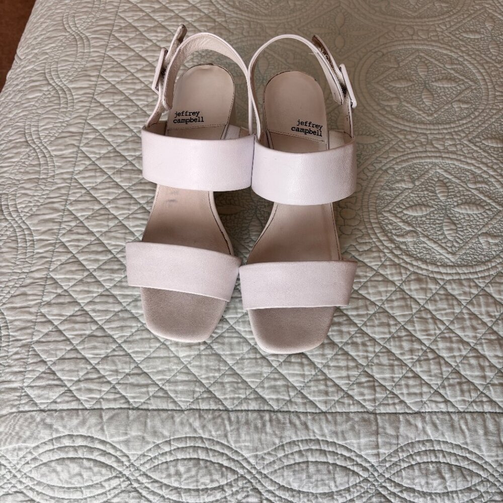 White Platform Heels - Jeffrey Campbell - Picture 5 of 9